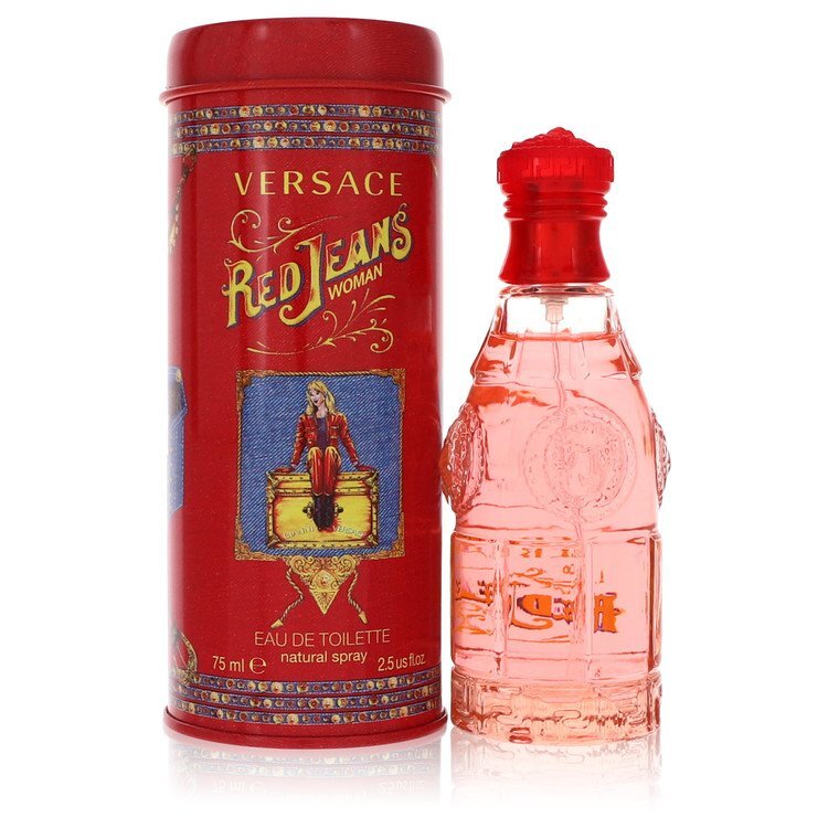 Red Jeans by Versace Eau De Toilette Spray 2.5 oz (Women)