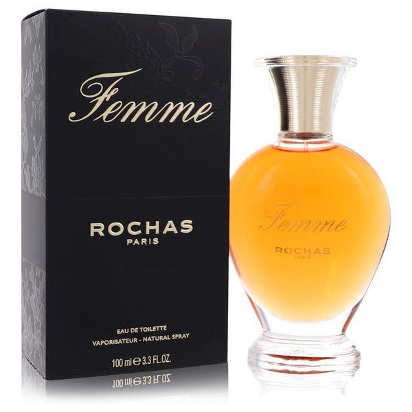 Femme Rochas by Rochas Eau De Toilette Spray 3.4 oz (Women)